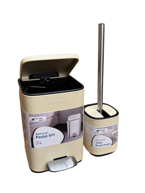 ست سطل و فرچه 3 لیتر طرح بارابانتیا پدالی کد 853